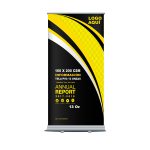 pendón roller de 100x200 cms