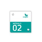 Señaletica Corporativa 19x19 cms con Distanciadores SE-CO-M-D 03