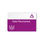 Señalética corporativa de acrílico para oficinas