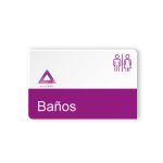 Señalética corporativa de acrílico para oficinas