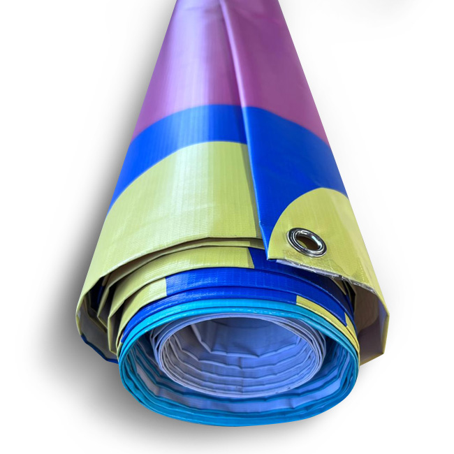 pasacalles 100x400 cms tela pvc con ojetillos